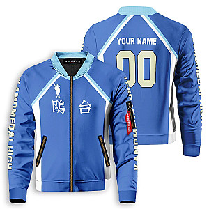 Haikyuu Jackets - Personalized Kamomedai Libero Bomber Jacket FH0709