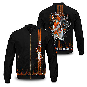 Haikyuu Jackets - Hinata Spirit Bomber Jacket FH0709