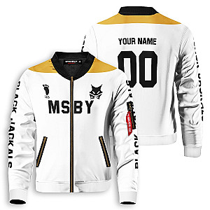 Haikyuu Jackets - Personalized MSBY Black Jackals Libero Bomber Jacket FH0709