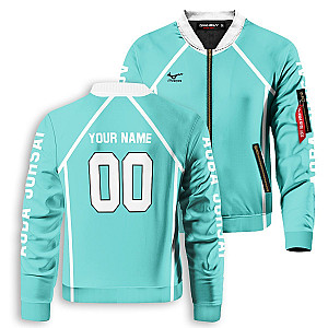 Haikyuu Jackets - Personalized Aoba Johsai Libero Bomber Jacket FH0709