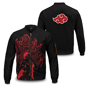 Naruto Jackets - Akatsuki Semblance Bomber Jacket FH0709