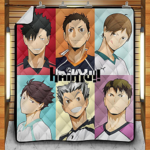 Haikyuu Blankets - Haikyuu Captains Quilt Blanket FH0709