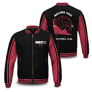 Haikyuu Jackets - Nekoma Jersey Bomber Jacket FH0709