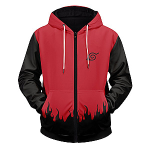 Naruto Hoodies - Red Sage Unisex Zipped Hoodie FH0709