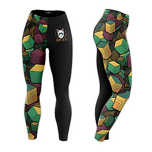 Demon Slayer Leggings - Giyu Cube Unisex Tights FH0709