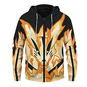 Naruto Hoodies - Naruto Monster Unisex Zipped Hoodie FH0709