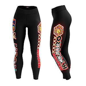 Demon Slayer Leggings - Kyojuro Neon Unisex Tights FH0709