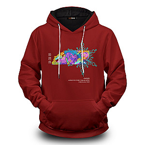 Demon Slayer Hoodies - Akaza Psych Unisex Pullover Hoodie FH0709