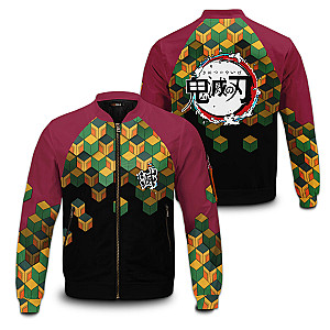 Demon Slayer Jackets - Giyu Jersey Bomber Jacket FH0709