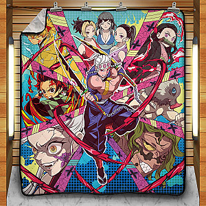 Demon Slayer Blankets - Cozy ED Arc Quilt Blanket FH0709