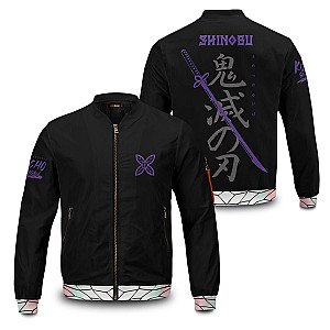 Demon Slayer Jackets - Shinobu Style Bomber Jacket FH0709