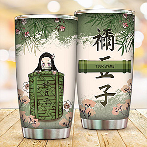 Demon Slayer Tumblers - Personalized Nezuko Bamboo Tumbler FH0709