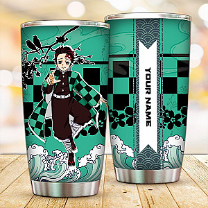 Demon Slayer Tumblers - Personalized Dreamy Tanjiro Tumbler FH0709