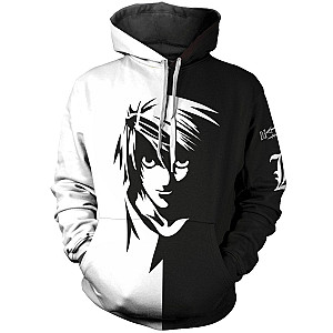 Death Note Hoodies - Death Note L Unisex Pullover Hoodie