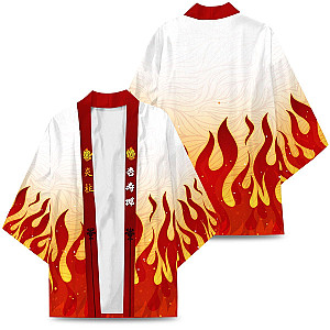 Demon Slayer Kimono - Kyojuro Fire Kimono FH0709