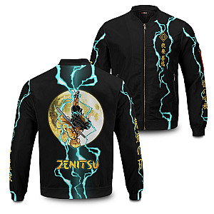 Demon Slayer Jackets - Zenitsu Moonfall Bomber Jacket FH0709