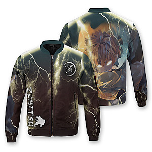 Demon Slayer Jackets - Thunderclap Flash Style Bomber Jacket FH0709