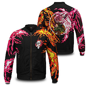 Demon Slayer Jackets - Yin Yang Tanjiro Nezuko Bomber Jacket FH0709