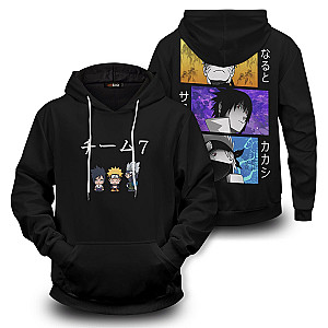 Naruto Hoodies - Team 7 Panel Unisex Pullover Hoodie FH0709