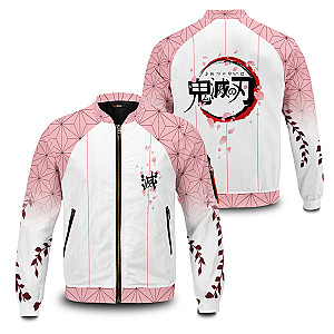 Demon Slayer Jackets - Nezuko Jersey Bomber Jacket FH0709