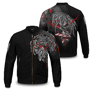 Attack On Titan Jackets - Eren Summoning Titan Bomber Jacket FH0709