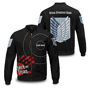 Attack On Titan Jackets - Personalized AOT Skilled Corps Soldier Bomber Jacket FH0709