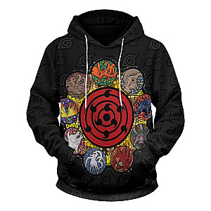 Naruto Hoodies - Tailed Beast Unisex Pullover Hoodie FH0709