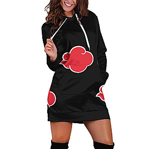 Naruto Hoodie Dress - Akatsuki Hoodie Dress FH0709