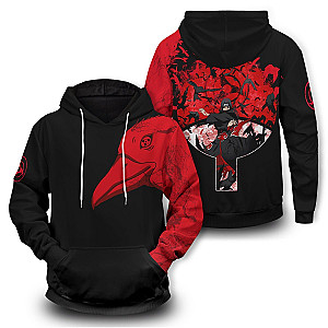 Naruto Hoodies - Itachi Summoning Crow Unisex Pullover Hoodie FH0709