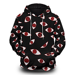 Naruto Hoodies - Sharingan Eyes V2 Unisex Pullover Hoodie FH0709