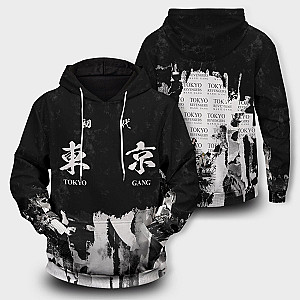 Tokyo Revengers Hoodies -  Tokyo Revengers Manji Gang V2 Unisex Pullover Hoodie FH0709