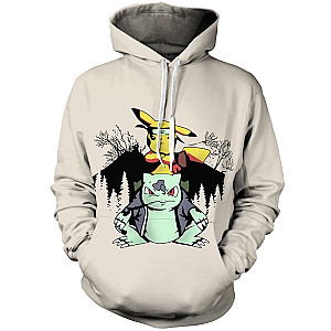 Pokemon Hoodies - Pikasaur Senpai Unisex Pullover Hoodie FH0709