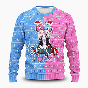 Re Zero Sweaters - Rem Ram List Unisex Wool Sweater FH0709