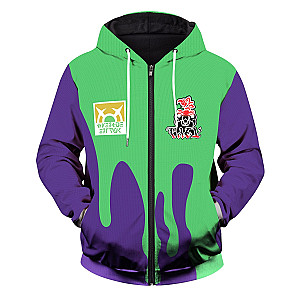 Poke Poison Uniform Unisex Zipped Hoodie FH0709