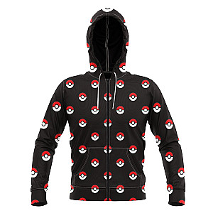 Poke Unisex Zipped Hoodie FH0709