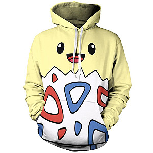 Pokemon Hoodies - Togepi Unisex Pullover Hoodie FH0709