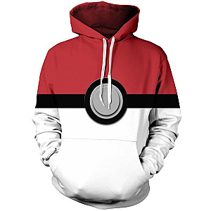 Pokemon Hoodies - Pokeball V2 Unisex Pullover Hoodie FH0709