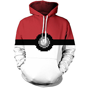 Pokemon Hoodies - Pokeball V1 Unisex Pullover Hoodie FH0709