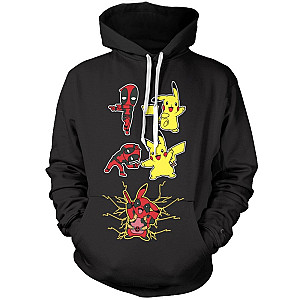 Pokemon Hoodies - Pikapool Fusion Unisex Pullover Hoodie FH0709