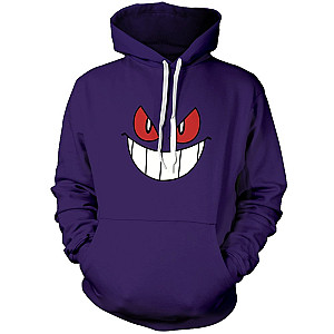 Pokemon Hoodies - Gengar Unisex Pullover Hoodie FH0709