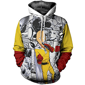 One Punch Man Hoodies - Saitama Unisex Pullover Hoodie