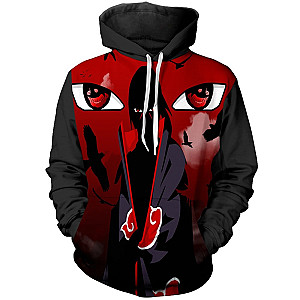 Naruto Hoodies - Eyes of Power : Sharingan Unisex Pullover Hoodie FH0709