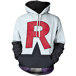 Pokemon Hoodies - Team Rocket Unisex Pullover Hoodie FH0709