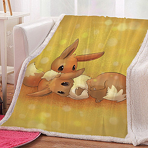 Pokemon Blankets - Eevee Throw Blanket FH0709