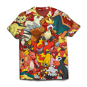 Pokemon T-shirts - Fire Unisex T-Shirt FH0709