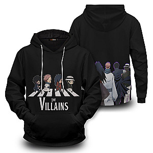 Jujutsu Kaisen Hoodies - The Villains Crossover Unisex Pullover Hoodie FH0709