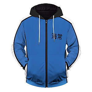 Kuroko Basketball Hoodies - Kaijo Unisex Zipped Hoodie FH0709