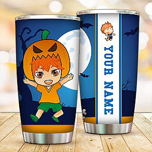 Haikyuu Tumbler - Personalized Pumpkin Hinata Shoyo Tumbler FH0709