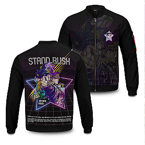 JJBA Jackets - Jotaro Retro Bomber Jacket FH0709