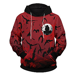 Naruto Hoodies - Itachi Crow Unisex Pullover Hoodie FH0709